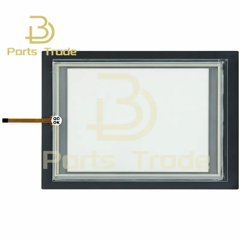 Touch Screen Panel Glass Digitizer for DOP-A80THTD1 DOP-AE80THTD Touchscreen Panel with Front Overlay Film