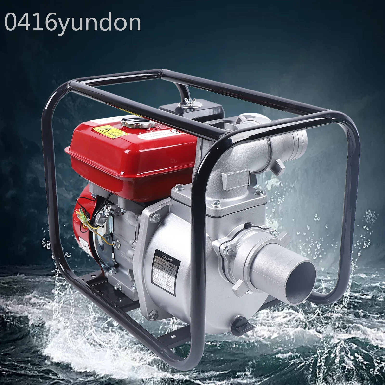 

Red Water Pump Agricultural Irrigation Waterproof Gasoline Farm Pump 3 Inch 7.5 Horsepower