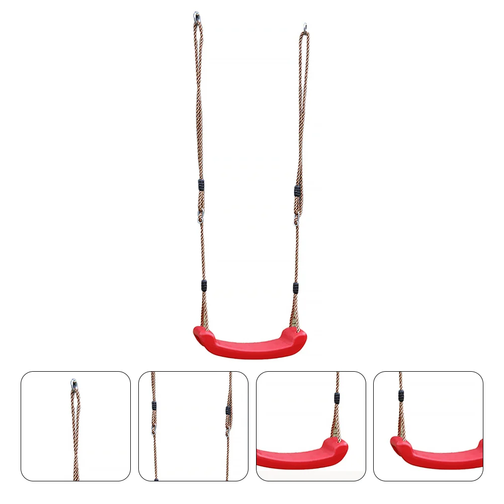 1set 1Set Enkele Plastic Schommel Voor Kinderen Duurzame Outdoor Hangstoel Veilig Plezier Speeltoestellen Chic Schommelstoel Outdoor Kinderen