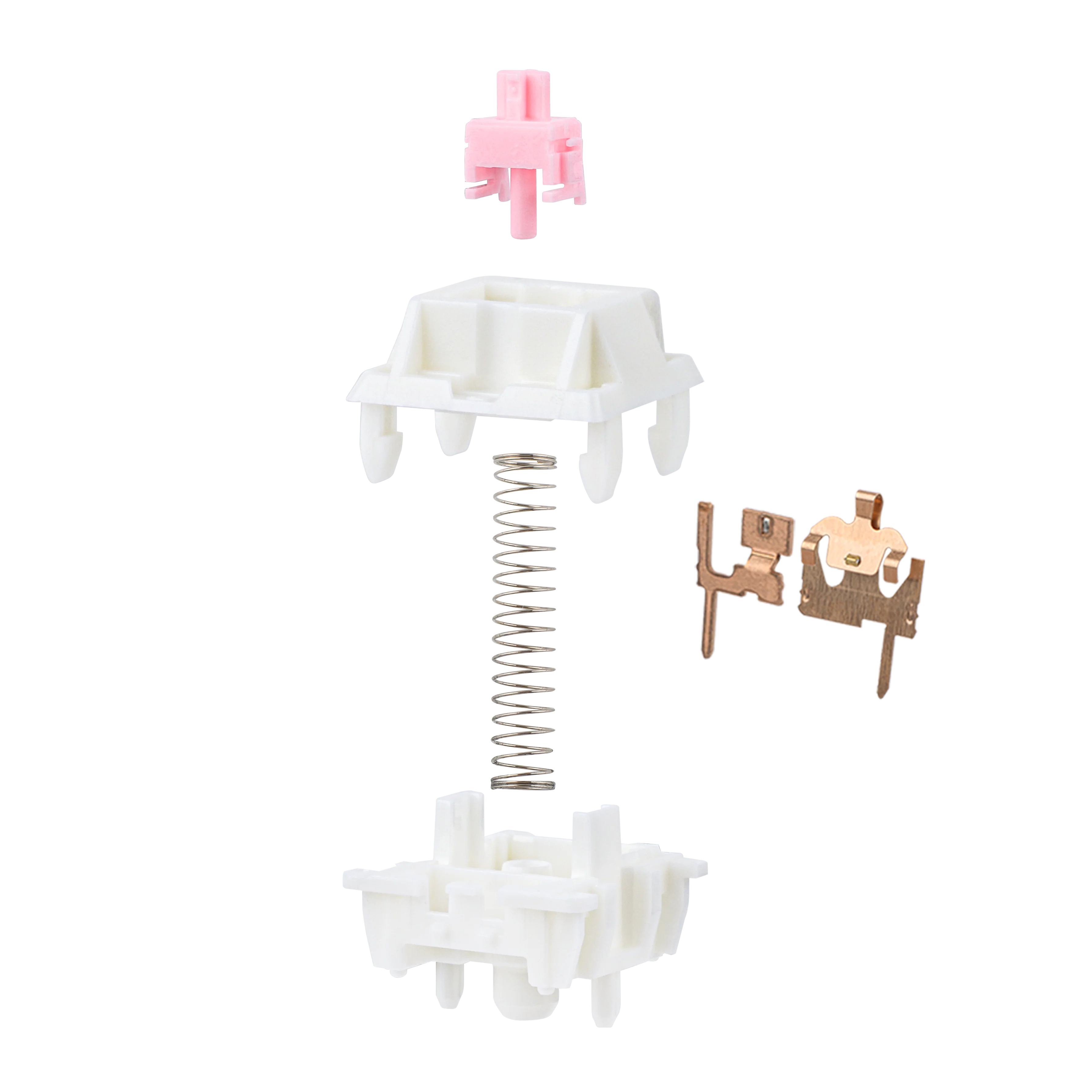 juego de interruptores silenciosos epomaker roseveil 35 piezas 41gf prelubricados y duraderos interruptor de 5 pines compatible con teclas estilo mx