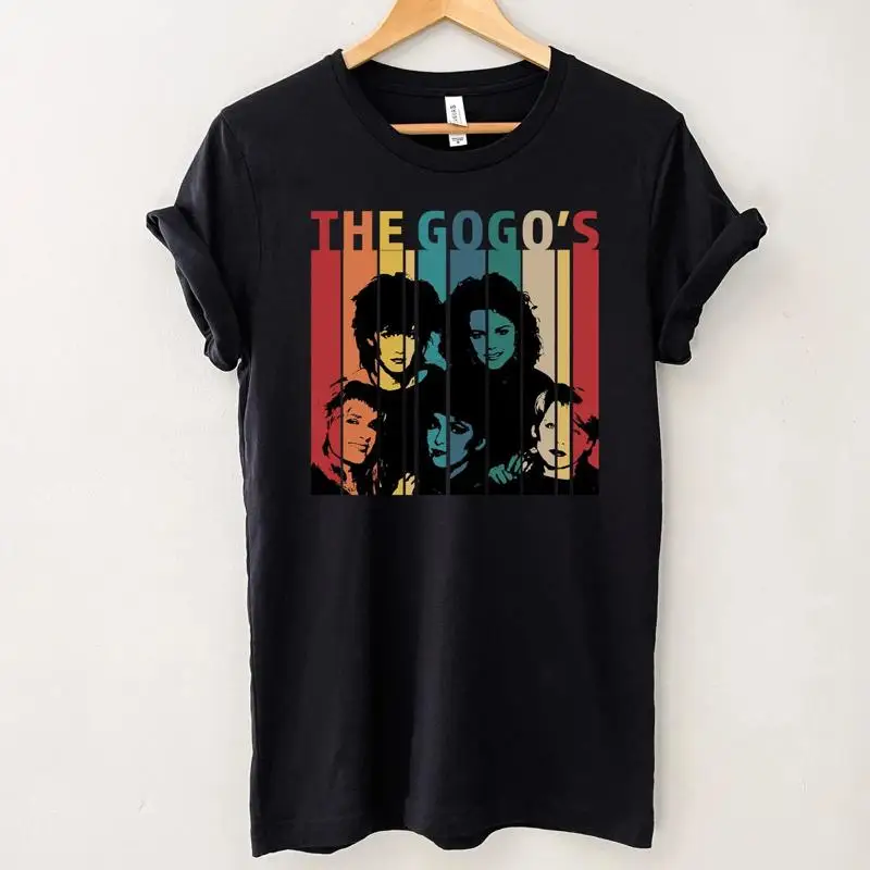

The Go Go's Retro Cotton Black Size S to 5XL T Shirt AC758