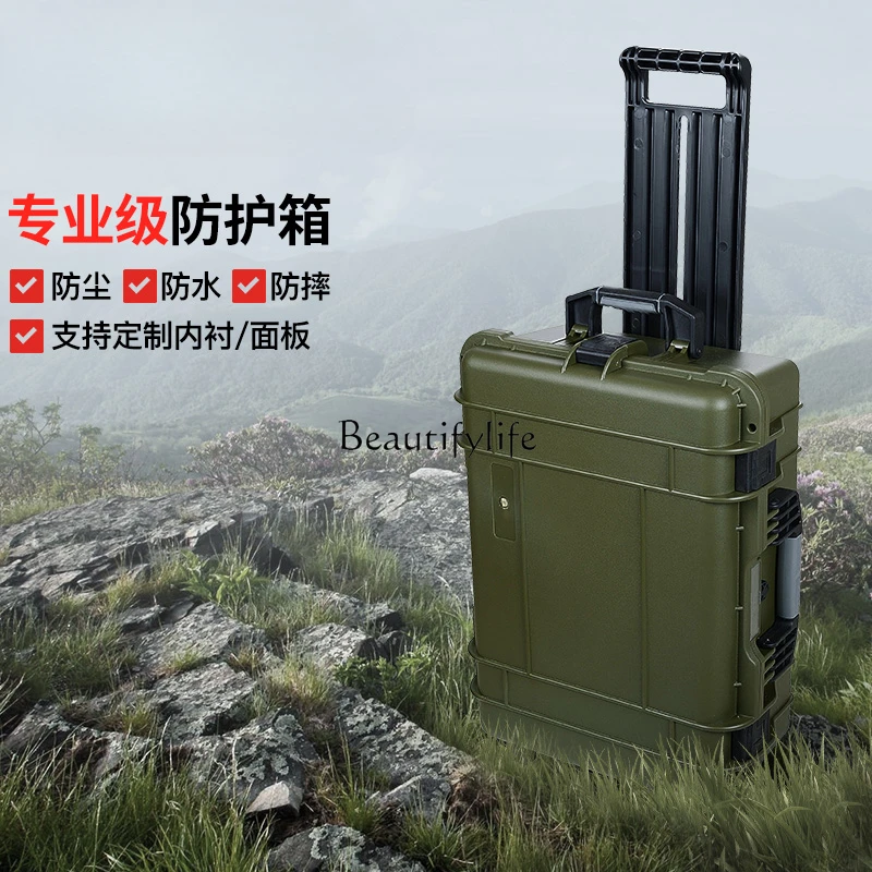 Safety Protection Box Waterproof Pull Rod Instrument Container Equipment Safety Photographic Equipment Safety Box