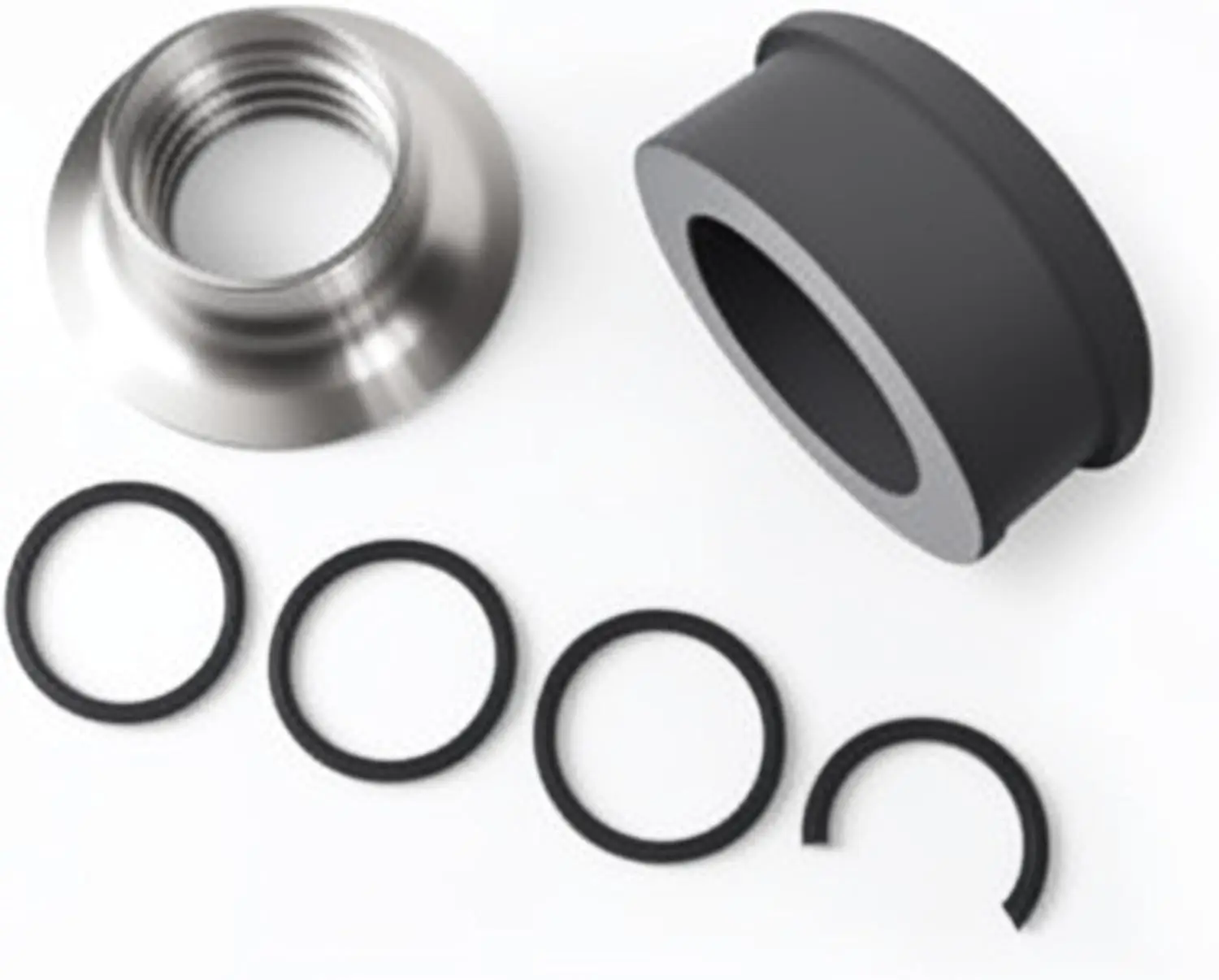 Rotary Ring Carbon Ring Kit C-Clip 271002162 295501206 Compatible with For BRP Seadoo RXP X RXP RS 300 Engine.