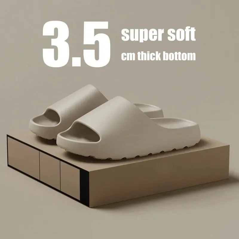 NONE Coconut Hausschuhe Wolke Dicke Sohlen Sandalen Sommer Mode Weichen Boden Strand Männer Hausschuhe Damen Sandalen EVA Rutschen 3