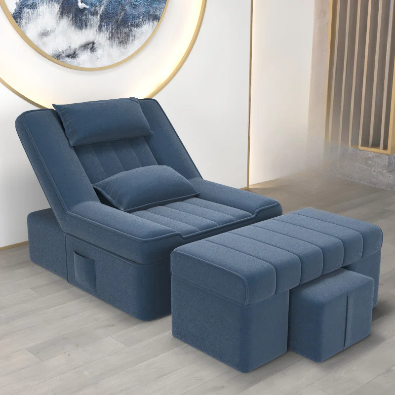 Chaise de spa pour pédicure, luxe, cosmétique, coiffure, coupe, salon de beauté, lit, fauteuils, ongles, module, fournitures