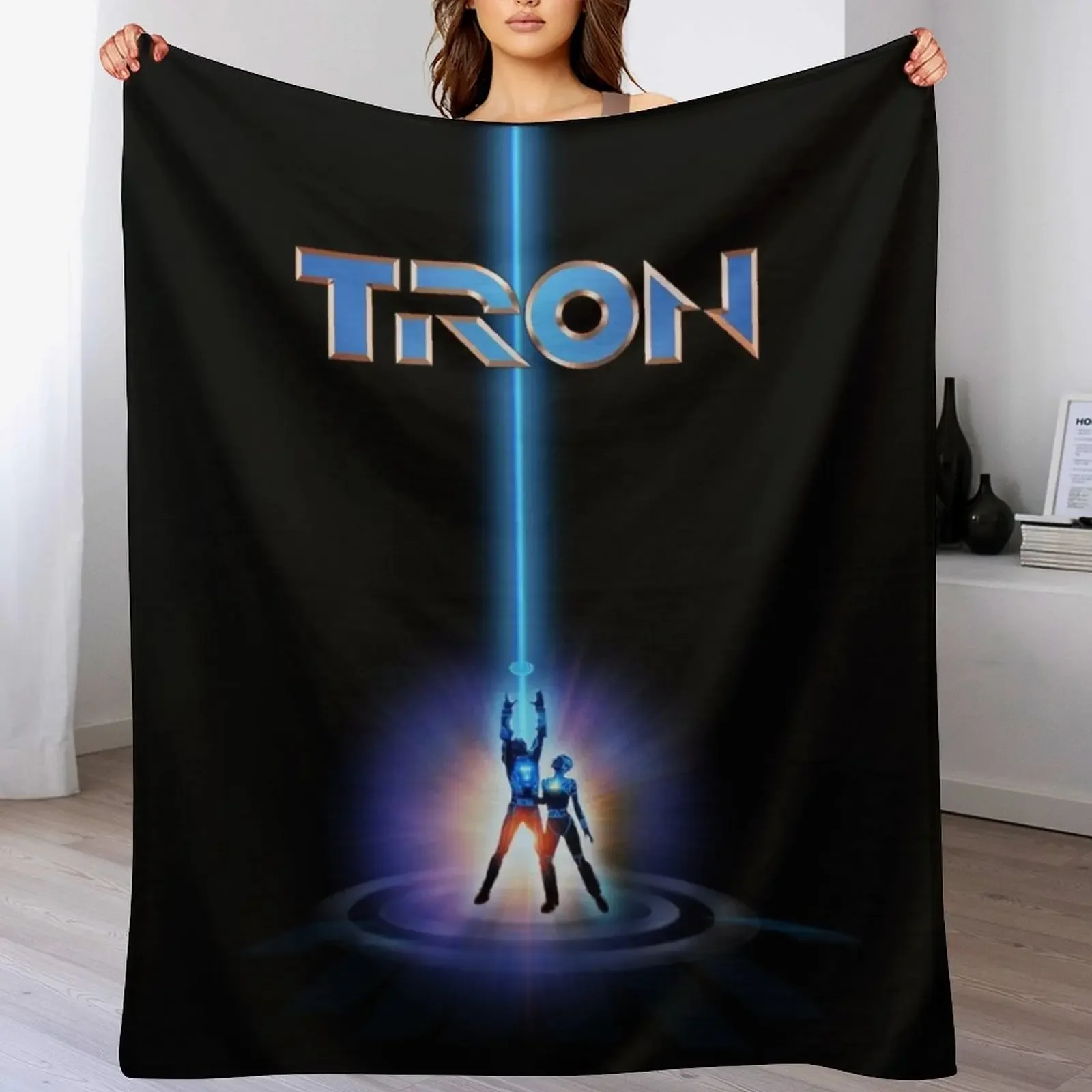 

TRON 1982 Throw Blanket Kid'S Sofas Sofa Throw Furrys Blankets