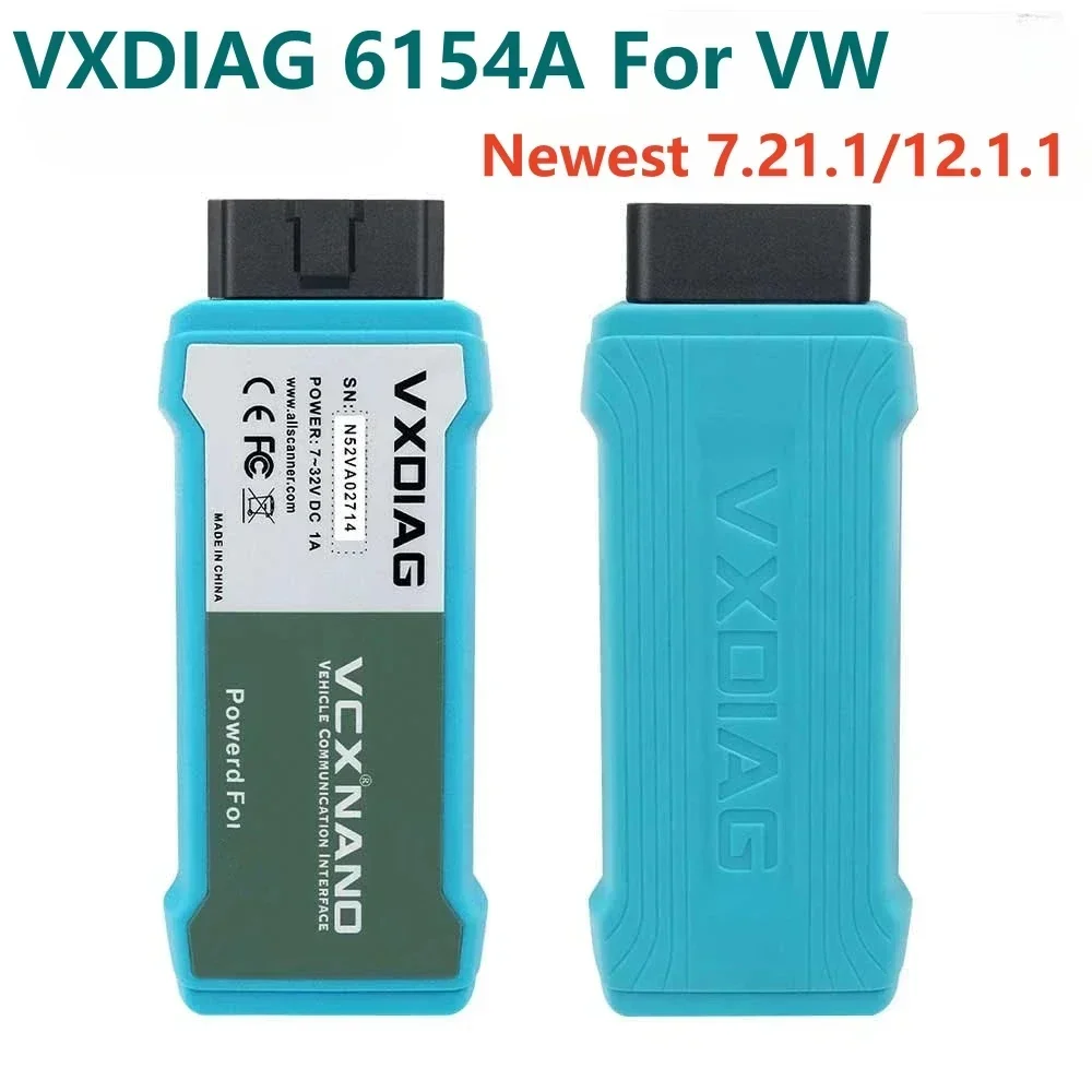 

Newest VXDIAG 6154A For VW Replace 5054A V7.2.1 WIFI VXDIAG VCX NANO OBD2 Diagnostic Scanner for Audi/Seat ECU Flash A+++