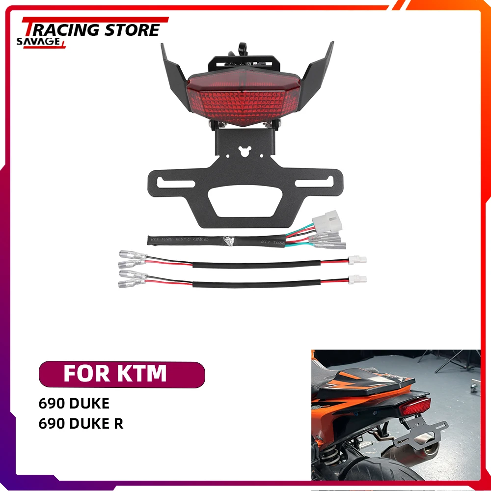 

Регулируемый задний хвостовой аккуратный комплект для устранения крыльев, держатель номерного знака для 690 DUKE/R 690 DUKE с задним фонарем, стоп-сигналом 2018