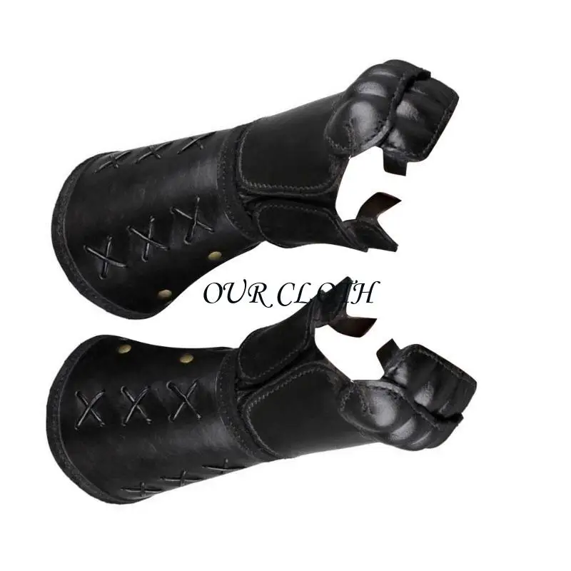 Knight Wristband Halloween Party Wrist Guard for Men Cosplay Adjustable Y1AC