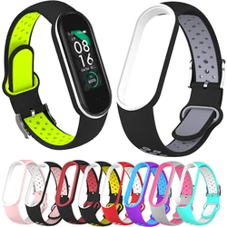 Strap for Mi band 7 Bracelet Sport Silicone Miband5 miband 6 Wrist correa Replacement Band for Xiaomi Mi Band 7 Belt Accessories