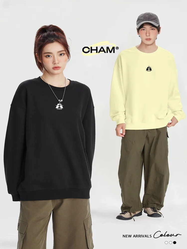 

Оригинальный свитшот с принтом в стиле антигероя, круглый вырез, свободный крой, американский ретро-стиль, модный, удобный, из смесового хлопка