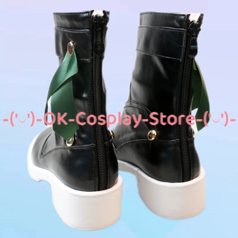 Qingque Cosplay Sapatos, Jogo Honkai: Star Rail, Botas de Carnaval de Halloween, Sapatos PU, Custom Made Props