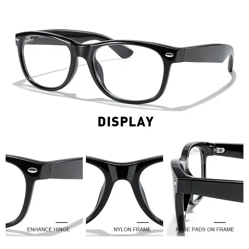 MEESHOW Classic Blue Light Blocking Glasses  Men Women Square Computer Reading Eyewear Anti-Blue Light Gaming Glasses 1005