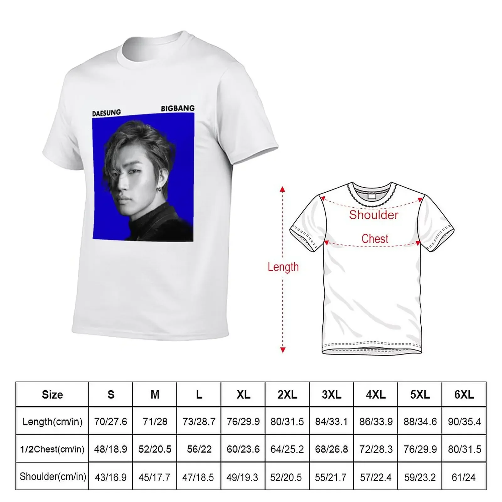 BIGBANG - Daesung T-Shirt animal prinfor boys summer clothes funnys heavy weight t shirts for men