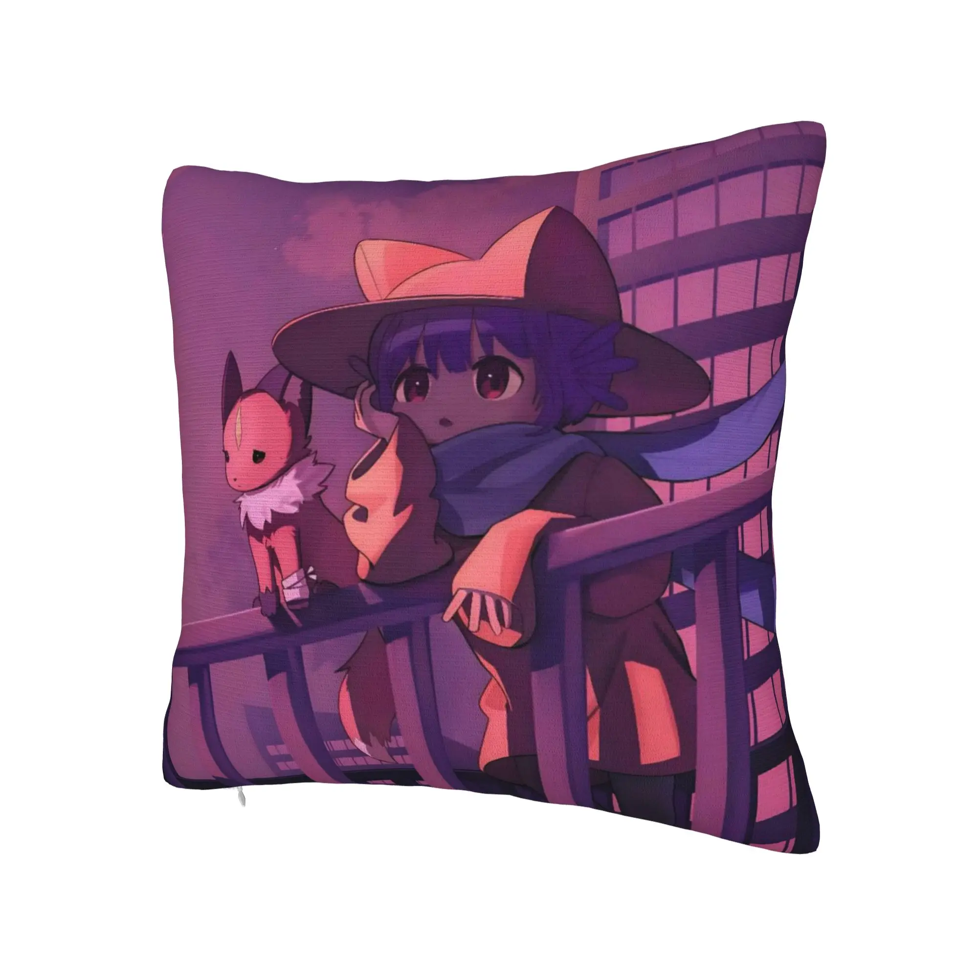 OneShots Niko Pillowcase Stuff Soft Cushion Cover Decorative  Pillow Case Cover Living Room Multi-Size