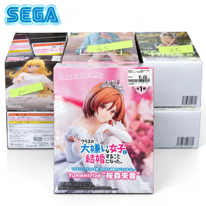 In Stock Sega Original Sega Yumemirize Sakuramori Akane Action Figure Model Doll Brand New Boxed Anime Characters Toys Model