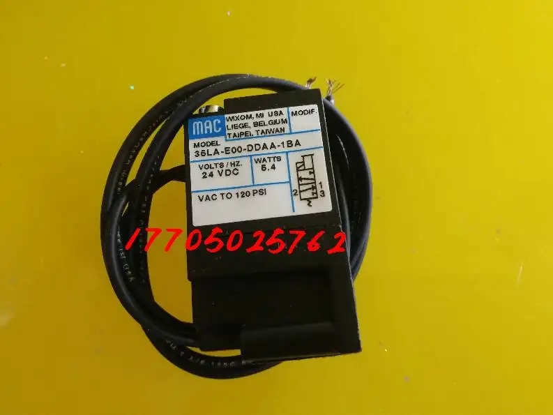 New original MAC 35LA solenoid valve 35LA-E00-DDAA-1BA 35LA-E00-DDDA-1BA 36LA-ACA-DEJJ-1KD