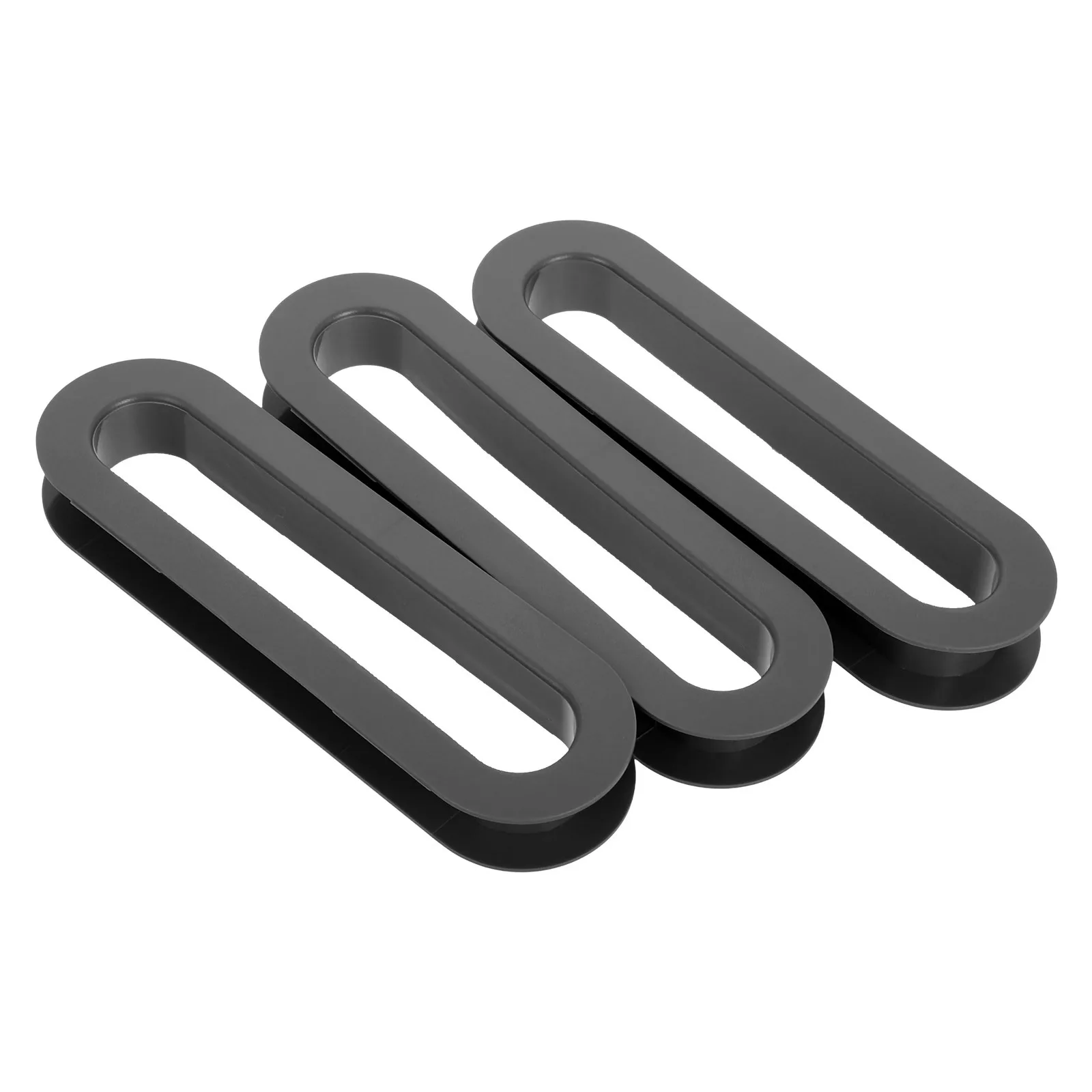 

3pcs Mirror Cabinet Tissue Dispenser Smooth Edge Waterproof For Bathroom Storage Recessed Sliding Door Handle Tissue Box Cover