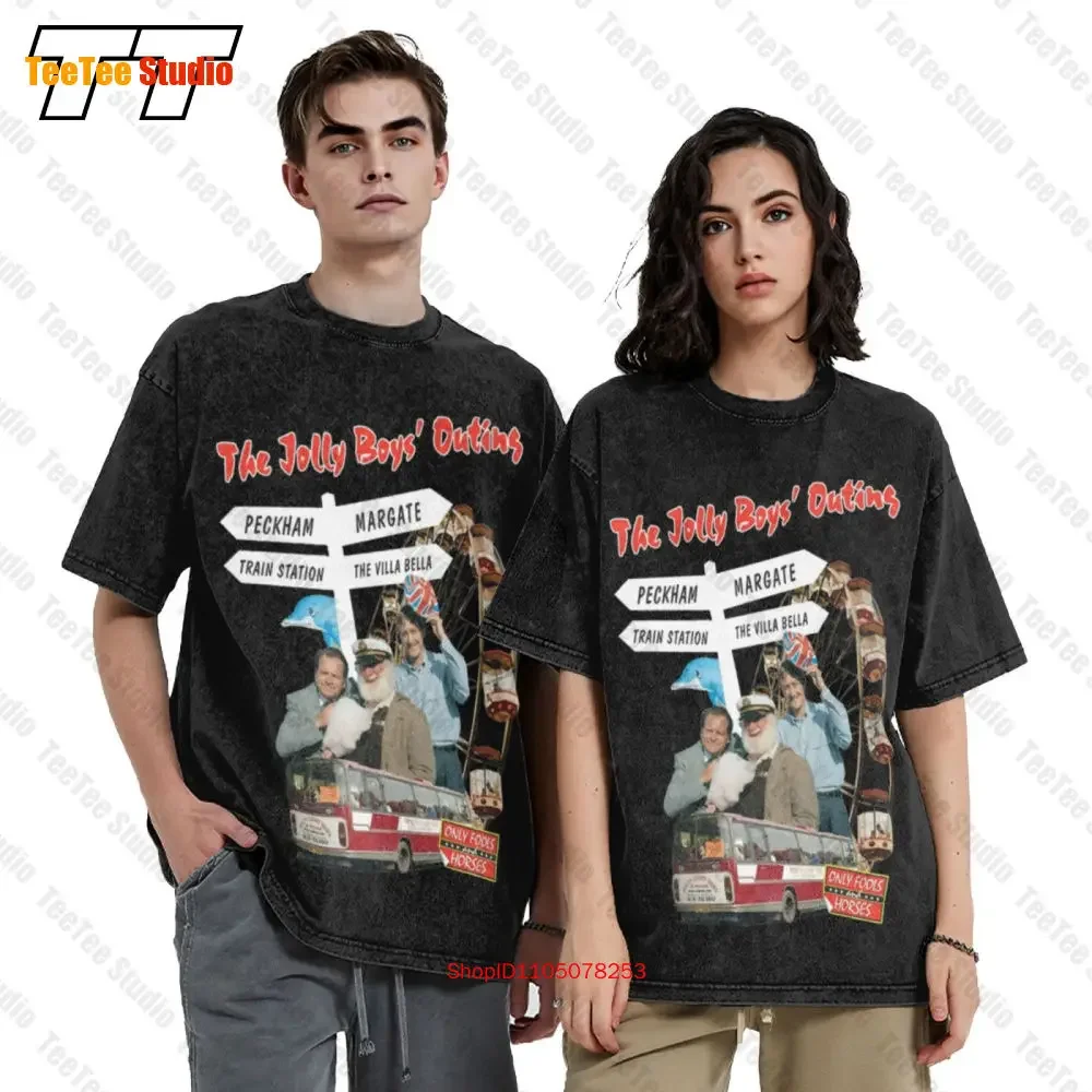 Only Fools And Horses The Jolly Boys Outing Vintage Oversized T-Shirt 1SXS