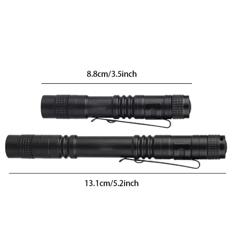 Mini Portable LED Flashlight Torch Flash Light Battery Hunting Lamp Pocket Flashlights For Camping,Outdoor,Emergency Pack