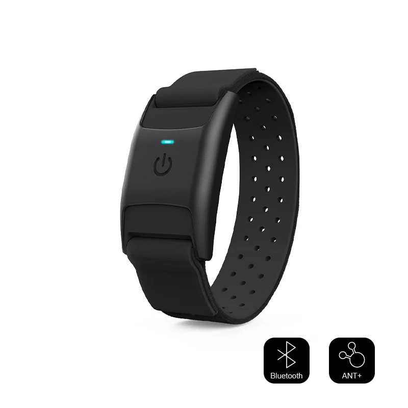 

Trileek Waterproof Heart Rate Armband Bluetooth 5.0 &ANT IP67 Gym Workout Tracker for Polar Wahoo.