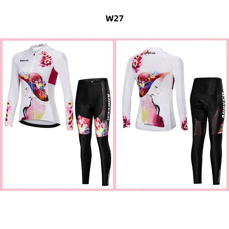 Frauen Radfahren Jersey Langarm Mtb Fahrrad Kleidung Fahrrad Radfahren Radfahren Set Quick Dry Ciclismo Ropa Bisiklet Kleidung Pro Anzug – Detail 26