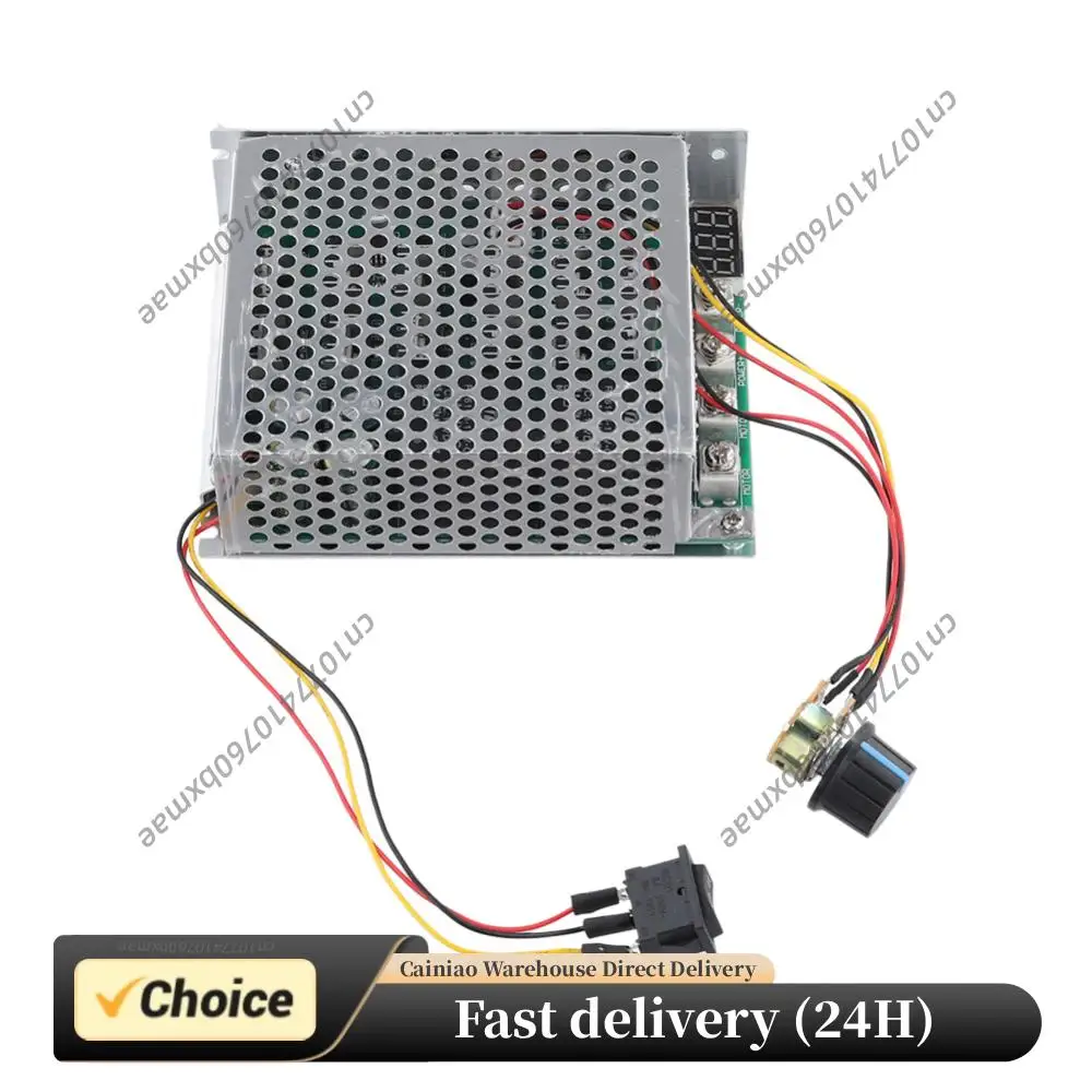 

PWM DC Motor Speed Controller DC 10-55V Regulating Current DC Speed Controller 12V 24V 48V Forward/Reverse Electronic Components