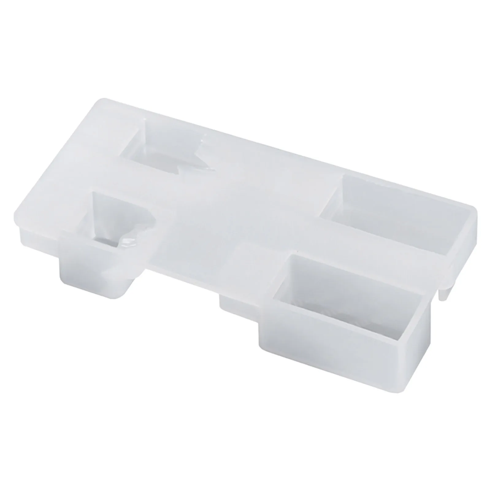1pc Resin Mold Flexible Silicone for DIY Mountain Ocean Micro Landscape Keychain USB Flash Drive Pendant Casting Tool