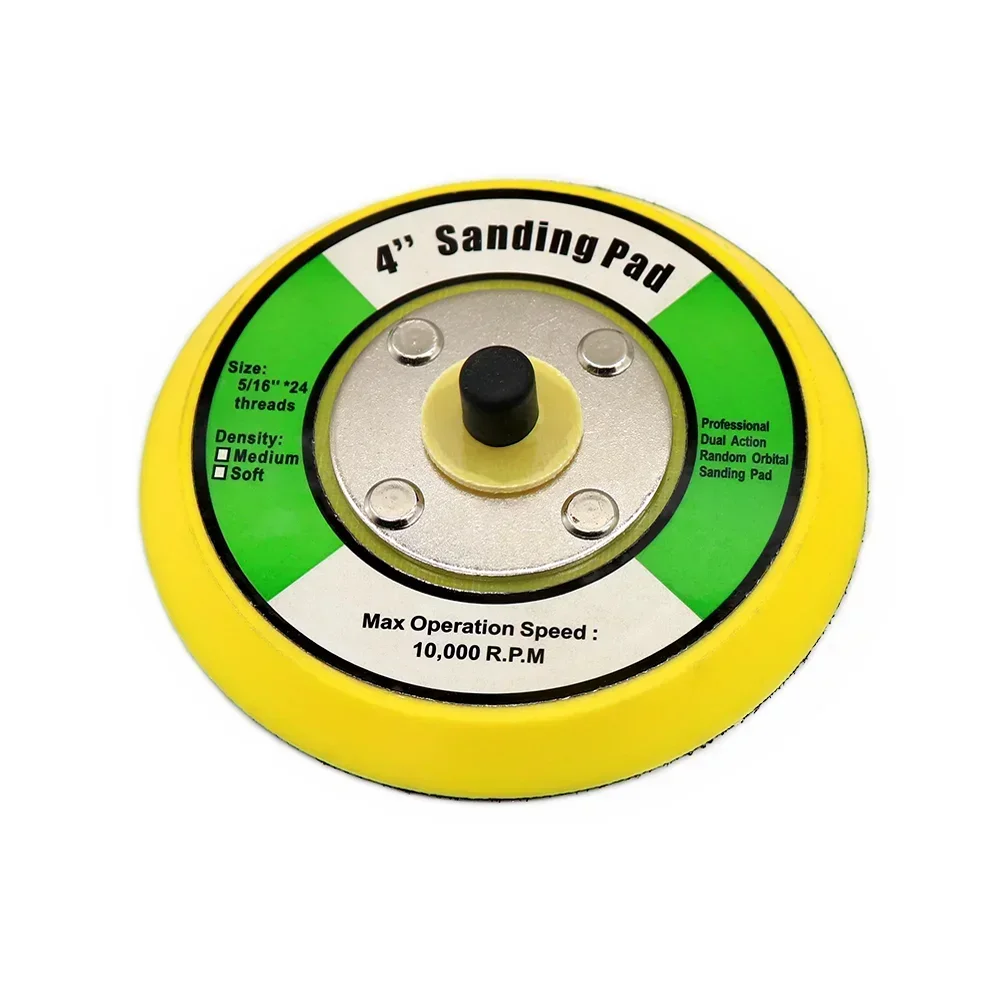 1PC 2-6 Inch Hook and Loop Backing Pad,Backing Plates for DA Air Random Orbital Sander,Air Sander Sanding Pad,M6 5/16"*24 Thread