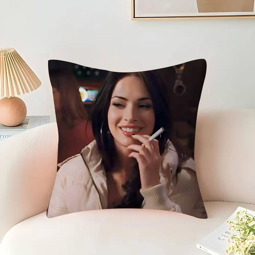 M-Megan D-Denise Fox غطاء الوسادة وسادة للديكور أريكة ديكور المنزل أكياسها