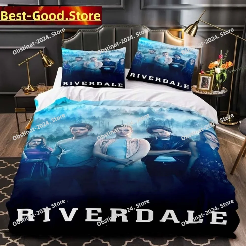 

3D New Movie Riverdale Bedding Set Printed single Comforter Quilt Bed Cover Duvet Cover Pillow Case 3 Pieces Set Kids Adult Size