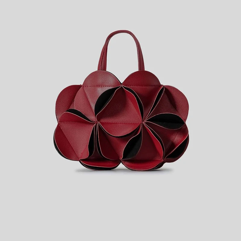 Mode Blumen Design Frauen Handtaschen elegante Blütenblatt Umhängetasche Luxus Pu Letaher Umhängetaschen