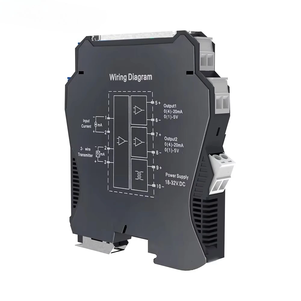 Galvanic‑Isolation Signal‑Conditioning Module Model‑C 4‑20mA 0‑10V Analog Signal Isolator AC220V / DC24V Power Supply