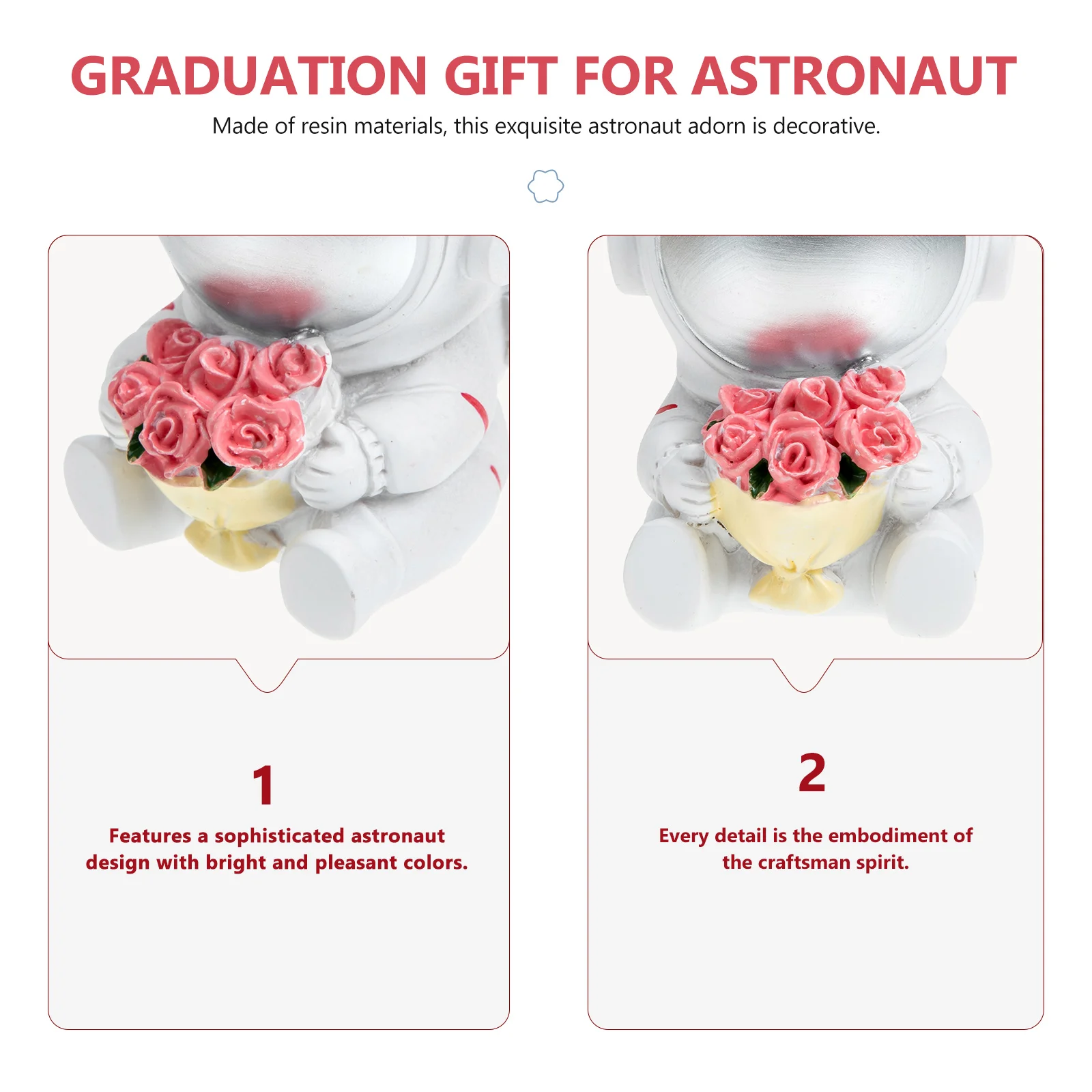 

Ornament Resin Astronaut Adorn Statue Figures Adornment Figurine Craft Ornaments