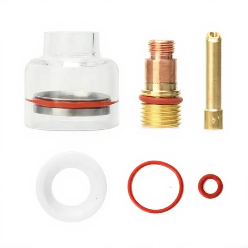 High Performances Welding Torch Set Transparent Glass Cup Profession Welding Process Strong Metal Structure WP Models