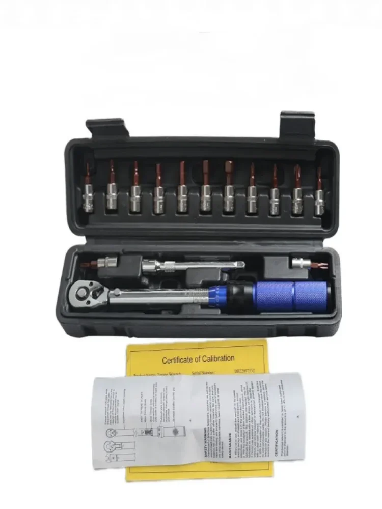 TINSOL 15-teiliges Set Fahrrad-Drehmomentschlüssel-Set 1/4 Zoll 2–24 Nm Dual Direction Bike Inbusschlüssel Werkzeugsteckdose voreingestellter Schraubenschlüssel Pro Reparatur – Detail 9