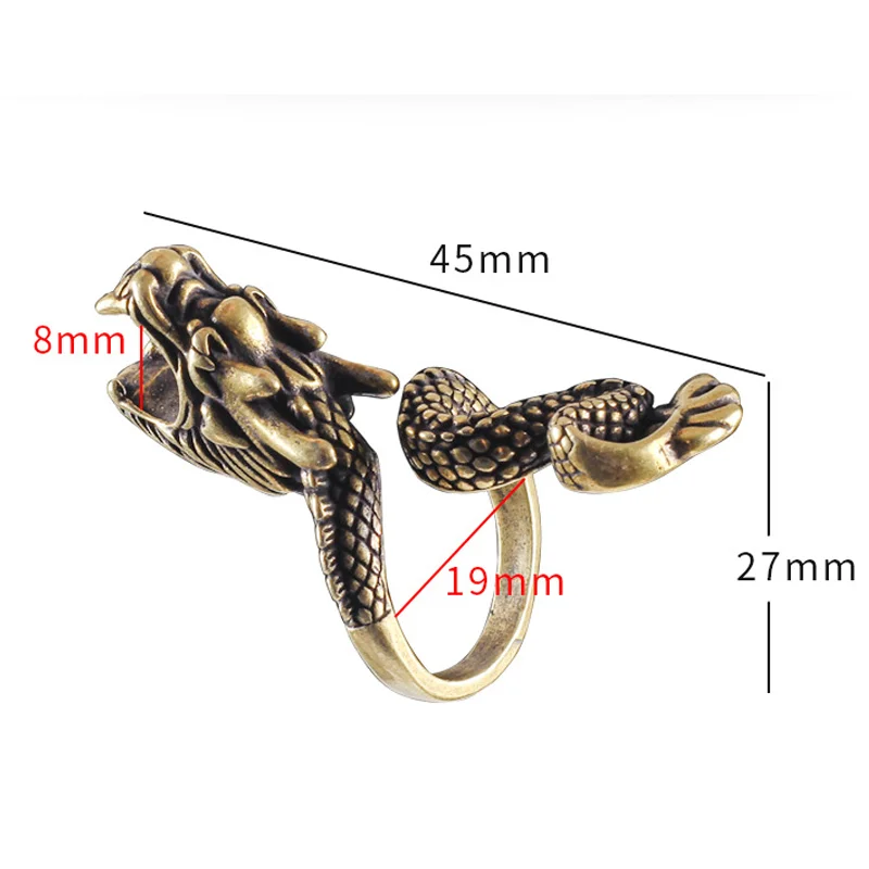 Cigarette Holder Dragon Ring Rack Metal Smoker Finger Clip Hand Rack Tobacco Cigarettes Smoking  Accessories Gadget Men Gift