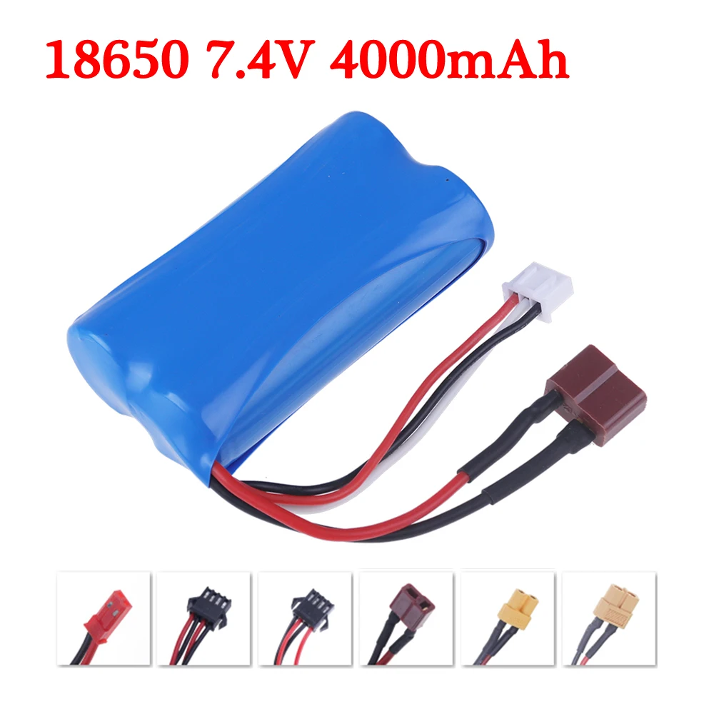 Upgraded 4000mAh 7.4V Li-ion Battery for SCY-16101 SCY-16102 SCY-16103 SCY-16201 SCY-16301 SCY-16302 SCY-16303 R/C Truck parts