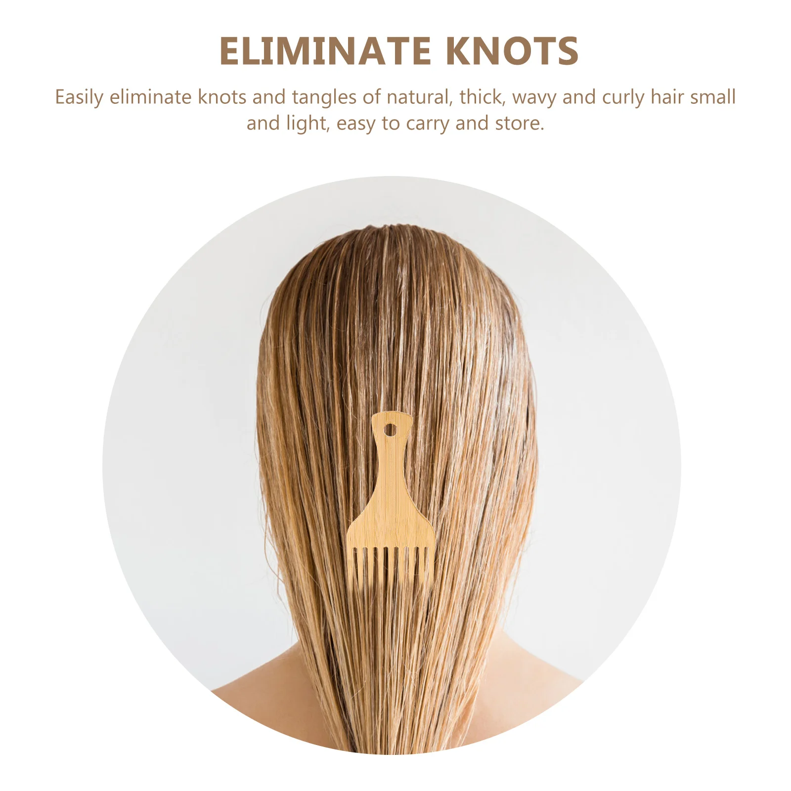 2 Stuks Houten Grove Kammen Comfortabele Grip Verminderd Plukken Risico Haar Styling Kam Voor Home Reizen Salon Gebruik Olie kammen