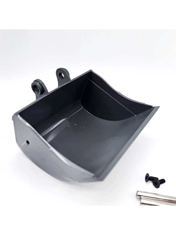 RC 1/14 دلو معدني هيدروليكي بلا أسنان لشاحنة يتم التحكم بها عن بُعد E010 E111 حفارة دلو عريض لتقوم بها بنفسك أجزاء #6