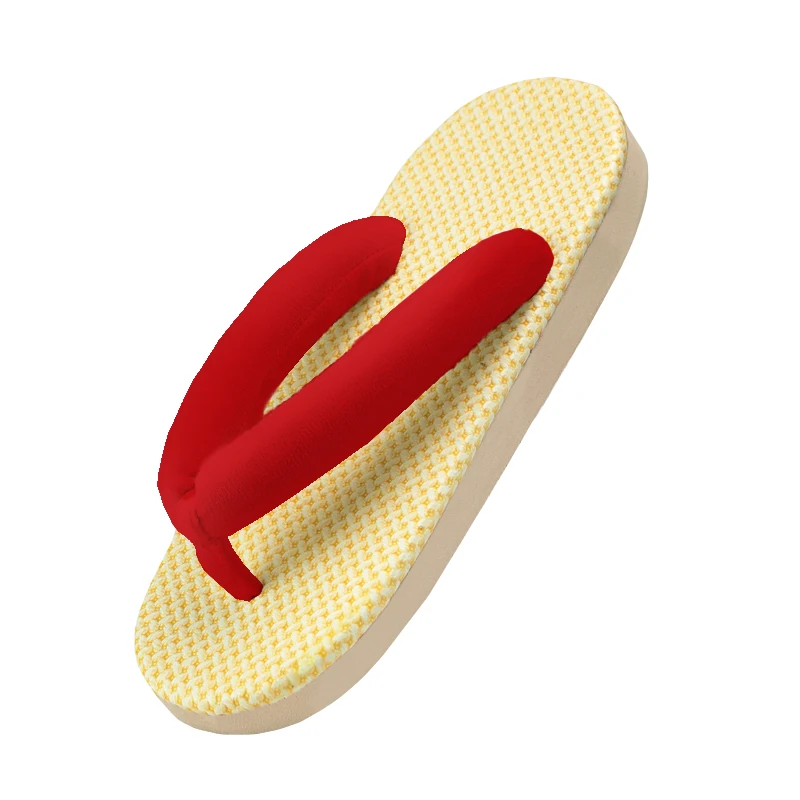 Soft Bottom Sandals Slippers Cosplay Props Wenhao Yidian Qianjinghua Kimono Clogs Unisex Adult Size Cosplay Accessories