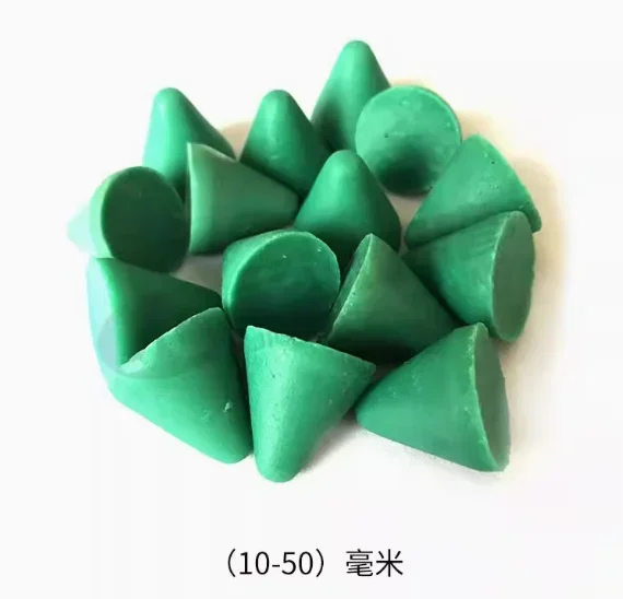 Bloco de moagem triangular cônico abrasivo de polimento