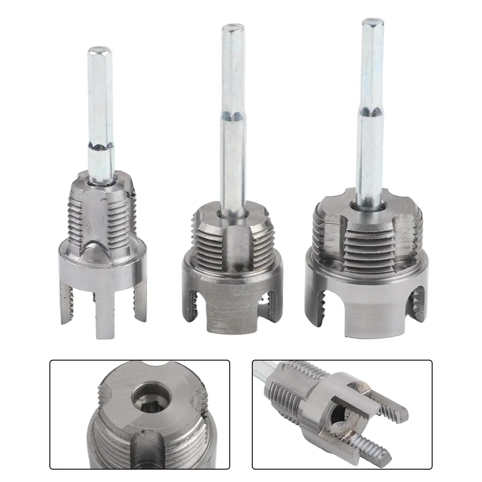 202530mm metal pipe threader for internal external tapping with integrated design suitable for plumbing and pipe repair tasks