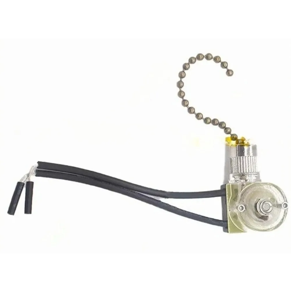 1PCS Zipper Pull Chain Ceiling Fan Light Switch ZE-119 ZE-119S For Hunter Harbor Breeze Hampton Bay