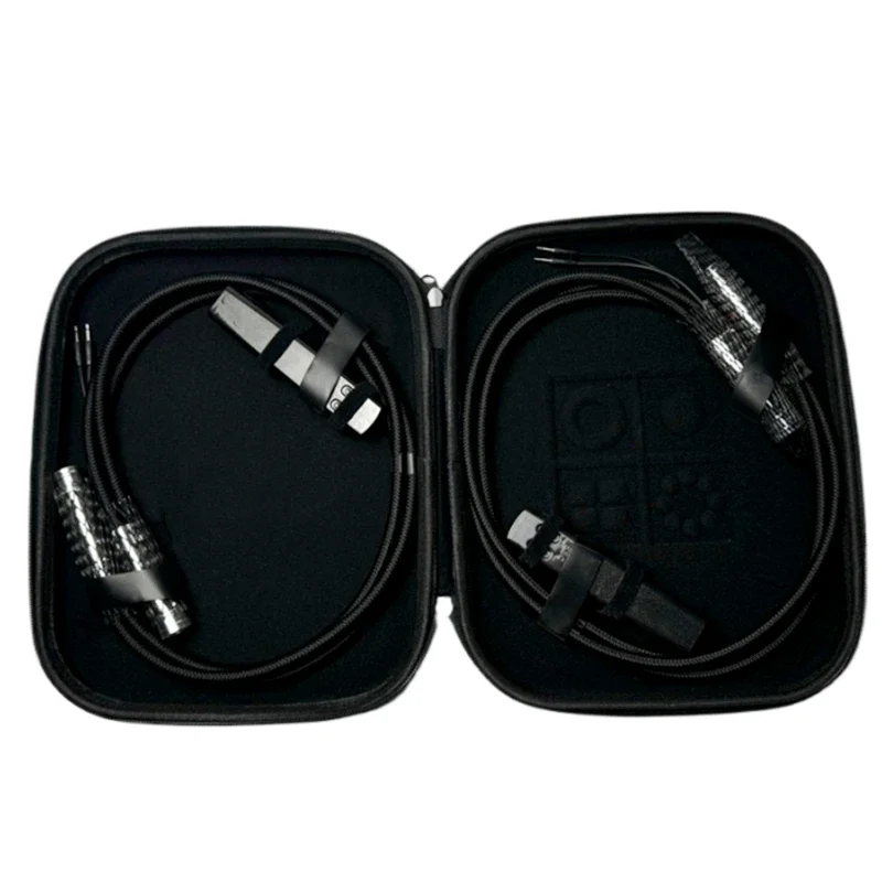 Dragon XLR Cable Pure Silver Solid Conductor Balanced Cable 2Male Plug To 2Female Plug HiFi Amplifier XLR Balanced Cable