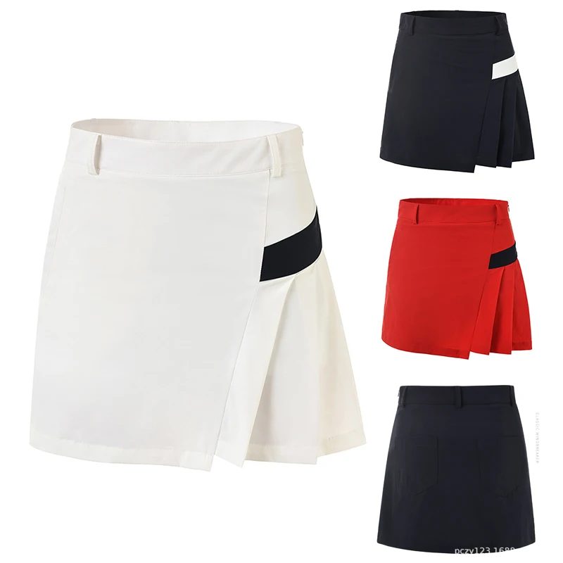 Falda deportiva para mujer, falda de secado rápido para tenis, Yoga, bádminton, Golf, faldas plisadas de cintura alta, culottes transpirables antiexposición para mujer