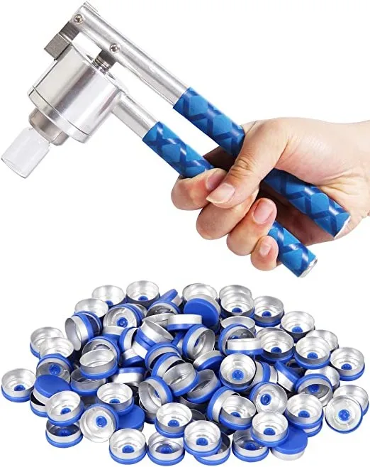 Hand glass vial capping 10ml aluminum cap flip off Manual Perfume Bottle Crimper Spray Nozzle Cap Seal Crimping machine