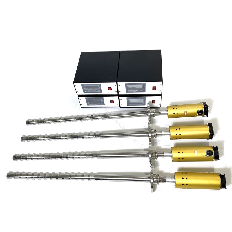 20Kkhz Titanium Alloy Vibrator Probe And Generator For Ultrasonic Reactor Liquid Homogenizer Biodiesel Extractor