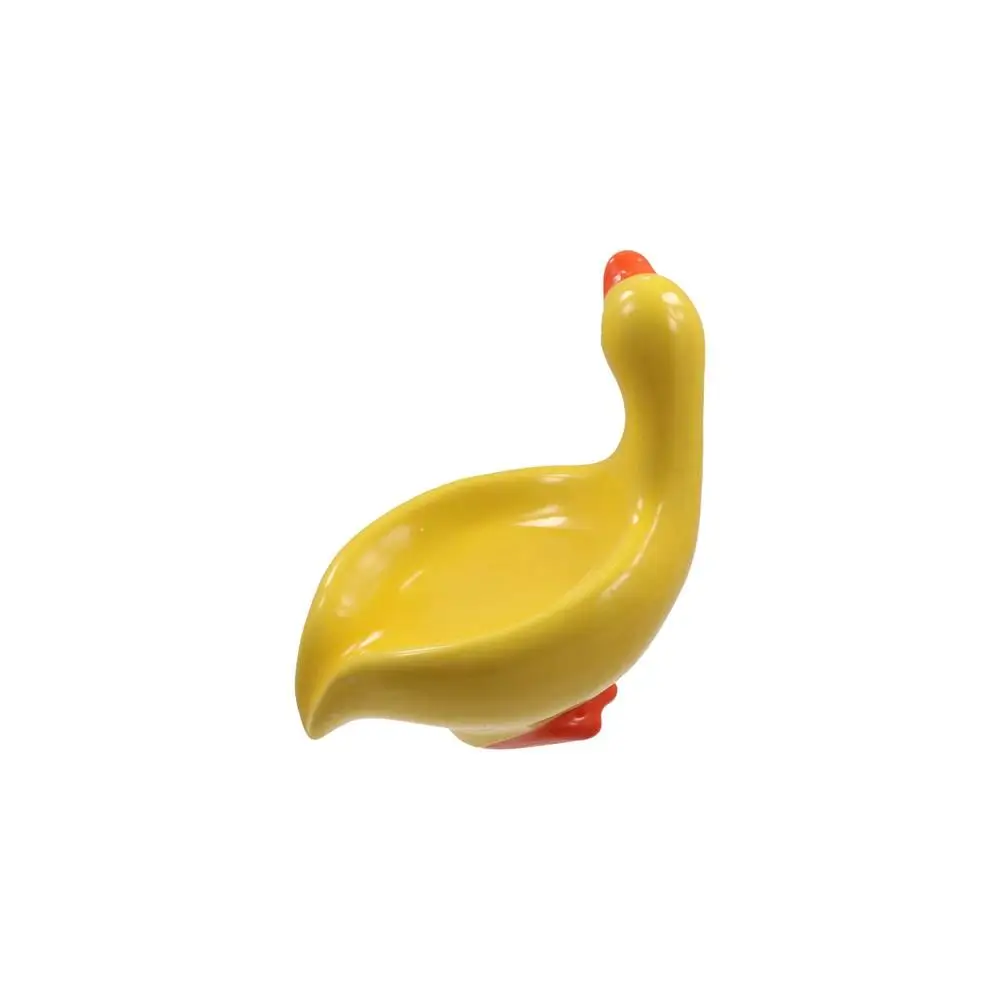 

Самооливающийся лоток для мыла в форме утки, сохраняет сухость мыла, нескользящая коробка для мыла в форме утки, милая керамическая мыльница без стоячей воды, душ