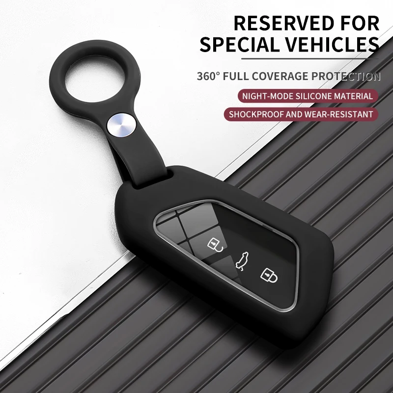Funda de silicona suave y sedosa para llave de VW Golf 8 ID-4 GTI 2023 Seat Leon 2021 5f Skoda Octavia A8 4 Kodiaq, accesorios para llaves